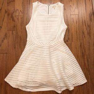White Flare Dress